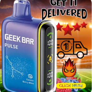 DALLAS VAPE DELIVERY GEEK BAR PULSE BERRY BLISS