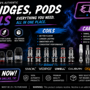 DALLAS | PODS, COILS AND CARTRIDGES