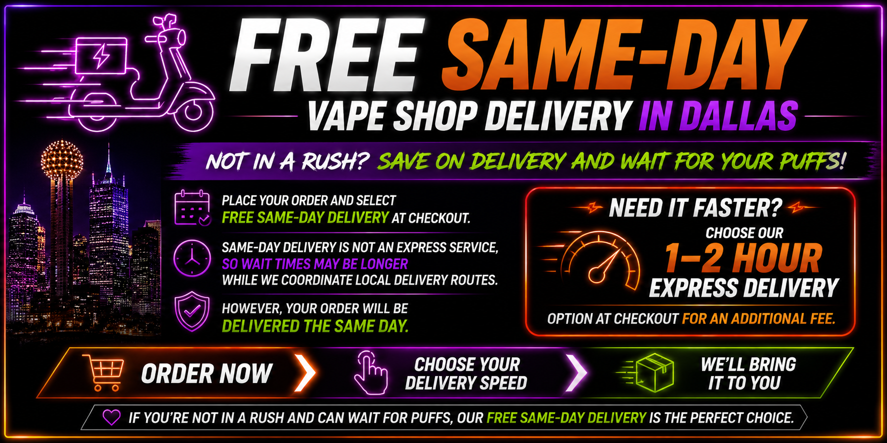 175MPH Vapes Delivery Options